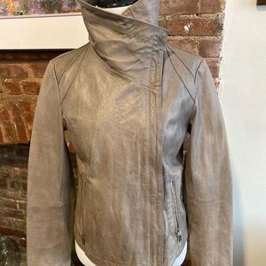 Rezrekshn by Esther Chen (VS) gray leather jacket